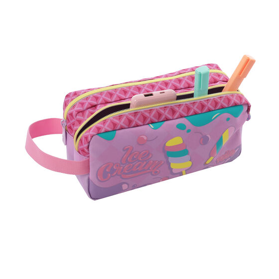 Kit escolar mochila de ruedas + estuche Ice Pop image number 5